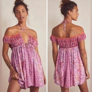 NWOT Free People Bali Mariposa Slip Dress